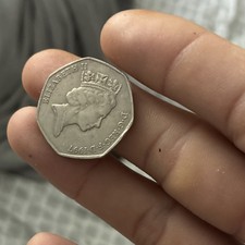 1997 England 50 Pence Copper-Nickel Decimal Coin Elizabeth II Circulated