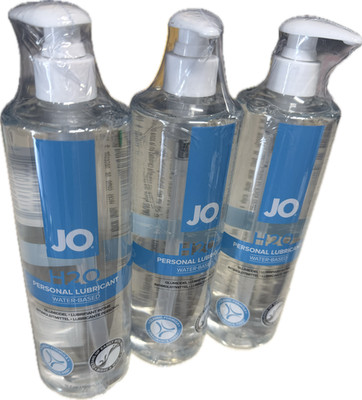 3 BOTTLES 16 oz System Jo H2O Lube Water Based PREMIUM Personal Lubricant