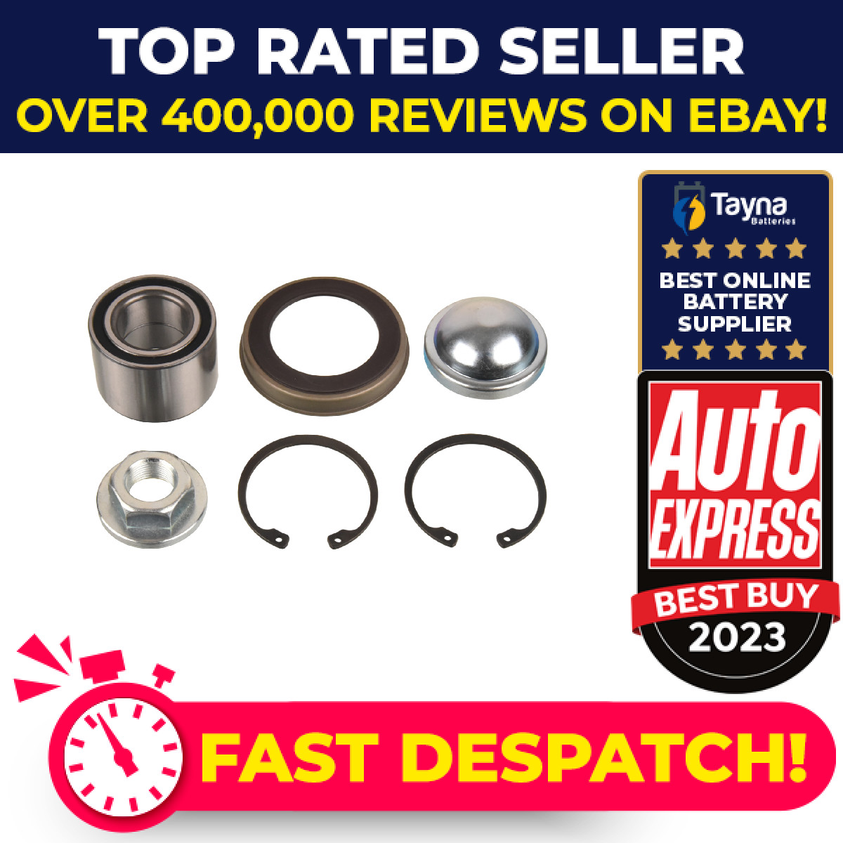 Wheel Bearing Kit fits MAZDA 2 DY 1.6 Rear 03 to 07 FYJA Blue Print D35026151B