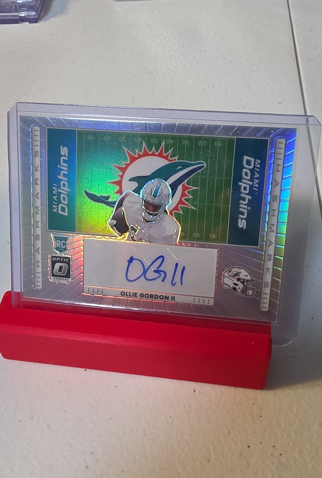 2025 Panini Donruss Optic - Hash Marks Ollie Gordon II #HM-14 (AU, RC)