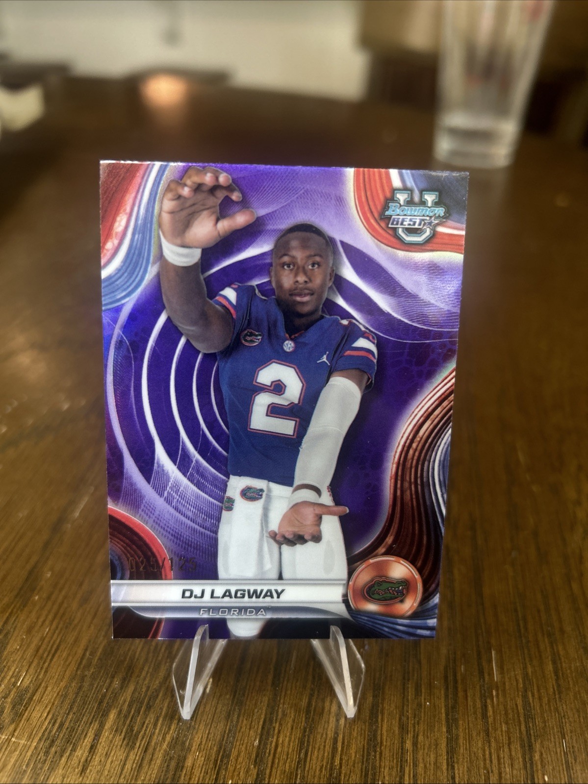 2024 Bowman's Best University - DJ Lagway #88 Purple Refractor /125 (RC)