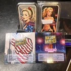 Bullion Baddies Patriot Tess 74 Naughty & 296 Nice 2 Oz Total .999 Silver W/COA