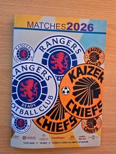 "UNOFFICAL/PIRATE"~PRE-SEASON MATCH~RANGERS v KAIZER CHIEFS~12/07/2026