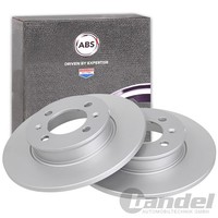 2X A.B.S. Bremsscheiben 240Mm Hinten Passend FüR MG MG MGF