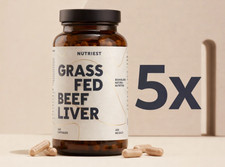 5 x Nutriest Grass Fed Beef Liver (5x240 Kapseln)
