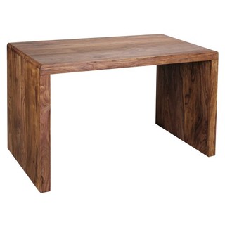 Wohnling Design Natur Sheesham Massivholz Büro Schreibtisch BOHA 120 x 60 x 76 c