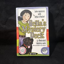 Bella's Mystery Deck 52 Illustrated Cards Solve Mysteries Noche Lab Dog MindWare