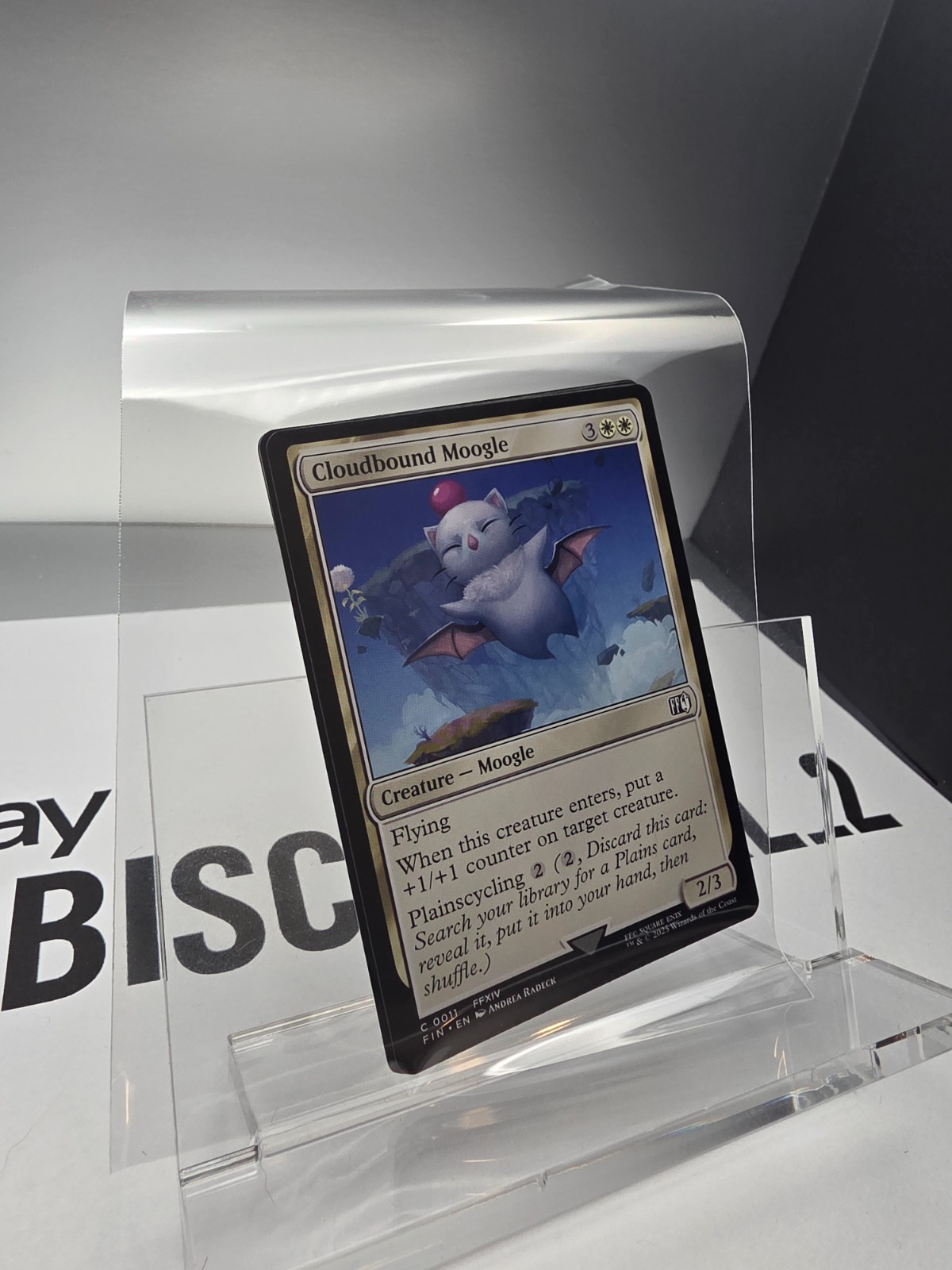 x4 NM (Playset) Cloudbound Moogle, MTG, Final Fantasy, Magic the Gathering, 11