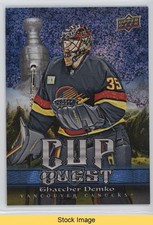 2025-26 Upper Deck Series 1 Cup Quest Speckle Thatcher Demko #CQ-15 READ 0nr3