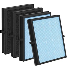 2-4 Pcs MK04 Air Filter Replacement for AROEVE MK04 Air Purifier HEPA Filter