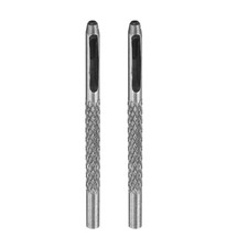 2pcs Leather Round Hole Punch, 2mm Carbon Steel Hollow Hole Punching Cutter Tool