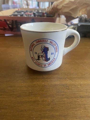 VTG Boy Scouts of America 1964 National Jamboree Valley Forge Coffee Cup Mug A