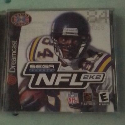Sega NFL 2K2 Original Game CD Jewel Case Box Only for Sega Dreamcast