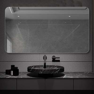 Bathroom Vanity Mirror Wall Mounted Anti Fog Waterproof Frameless HD