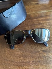 Vintage Persol Rectangular Tortoise Sunglasses FRAMES ONLY 57/18/135