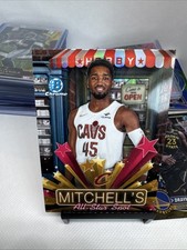 2025-26 Bowman Hobby Stars Refractor Donovan Mitchell Cleveland Cavaliers #HS-5
