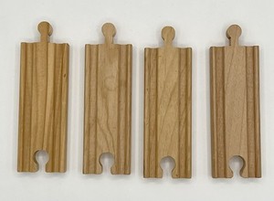 4.25" Straight Track Lot of 4. Brio Thomas Compatable. Female Male