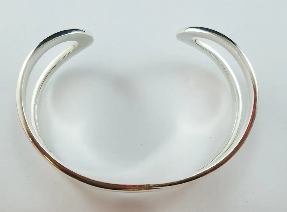 RARO RETIRADO James Avery Crossover X Brazalete Plata de Ley 7.25" Alrededor Foto 2 de 4