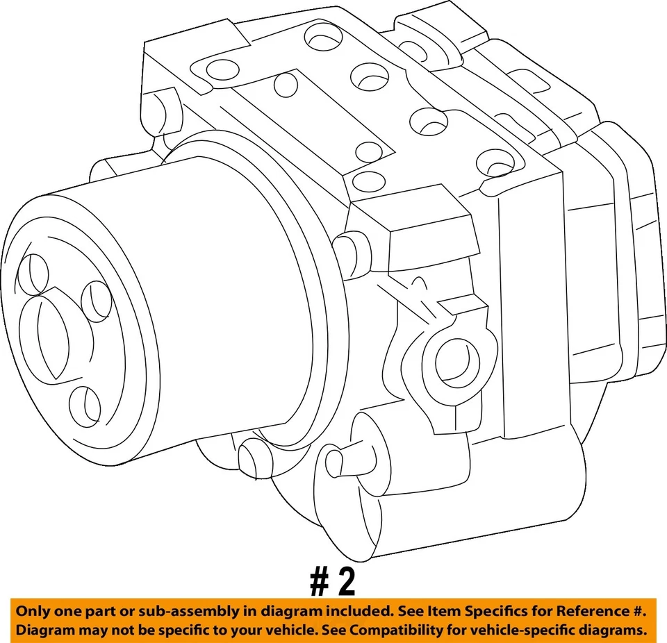 Modulador ABS usado serve: 1998 Acura Rl conjunto de modulador grau A - Imagem 3 de 4