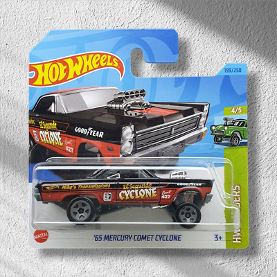 HOT WHEELS ' 65 MERCURY COMET CYCLONE 199/250 HW GASSERS 4/5 MATTEL NEU & OVP