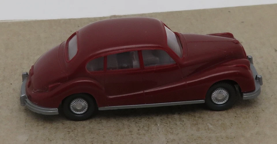 Micro WIKING Ho 1/87 BMW 501 Rosso Castano No. Box - Immagine 3 di 4