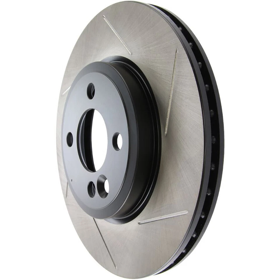 StopTech 126.34100SL Front Left Slotted Brake Disc Rotor for 2007-16 Mini Cooper - Image 2 of 4