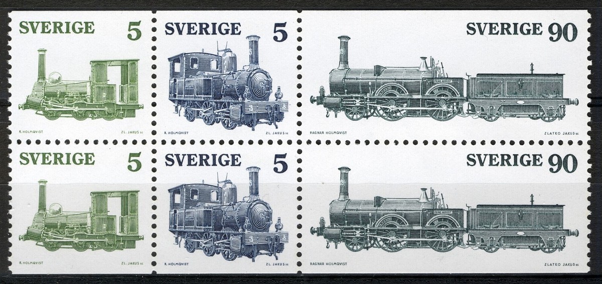 Sweden 1975, Steam Locomotives set MNH, Mi 918-20 | eBay