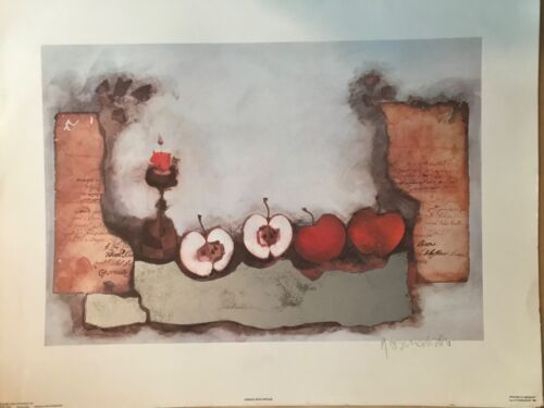 Rosina Wachtmeister - Bild - Signiert - Lithographie - Handle with Apples - Bild 1 von 1