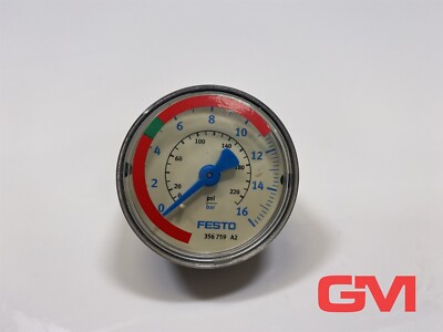*ょょ商品 Festo Manometer MA-50-16-1/4 pressure gauge 356759 016bar 0