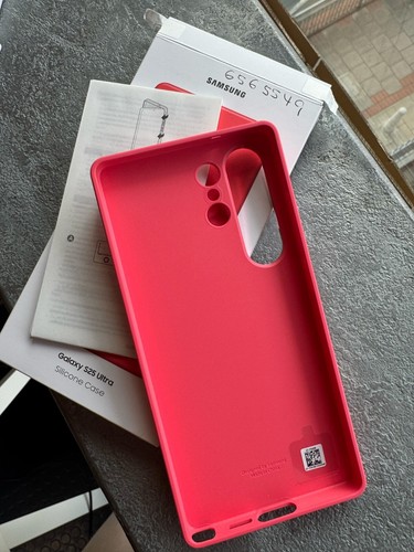 Offizielle Original Samsung Silikonhülle für Samsung Galaxy S25 Ultra - Rot - Bild 3 von 4