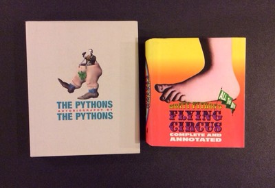 MONTY PYTHON 2 HC Books FLYING CIRCUS 2012 & THE PHYTHONS AUTOBIOGRAPHY  2003
