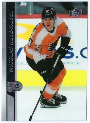 2020/21 Upper Deck Clear Cut Parallel card# 604 of Nicolas Aube-Kubel