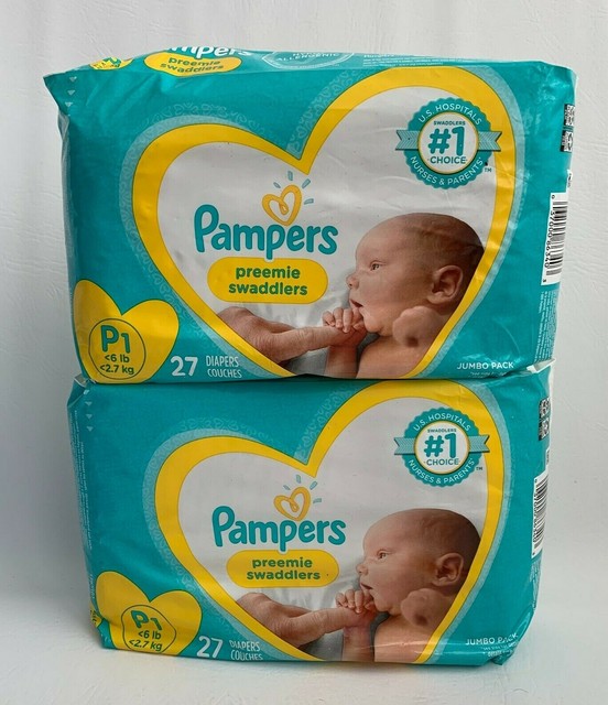 Pampers Swaddlers Diapers - Preemie - 27 Pack for sale online | eBay