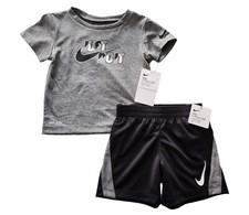 2 Piece Nike Outfit, Boys Size 24 Months, T Shirt  Shorts P 