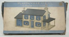 Plasticville by Bachmann - LH-4 2-STORY COLONIAL HOUSE in Tan Brown 1955