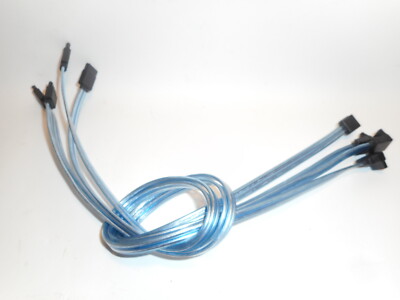 Belkin 13660 7 pin right angle Serial ATA SATA cable 22 inch length qty 4