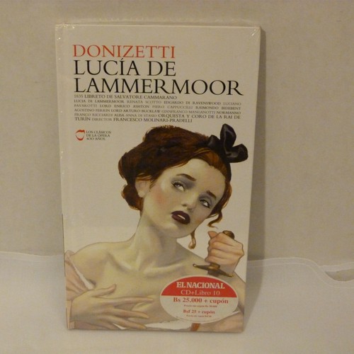 DONIZETTI "Lucia De Lammermoor" CDs/BOOK Set - Los Clasicos de la Opera 400 Anos - Afbeelding 1 van 4