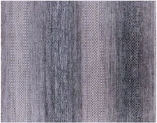 8' 1" X 10' 0" Handmade Wool & Silk Savannah Grass Rug - Q20358