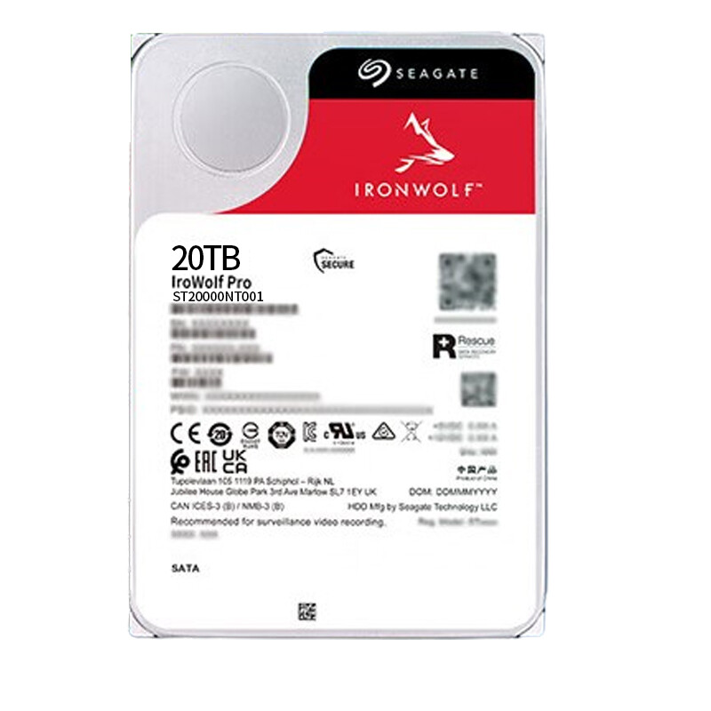 Seagate 20TB 内蔵型HDD ST20000NT001 ST20000NT001 Seagate Ironwolf Pro 20TB 7.2K SATA 6Gb/s 3.5