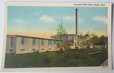VTG 1940 ADVERTISING PC CARNATION MILK PLANT TUPELO MS TEICH ARCHIVES MINT