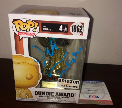 Jack Coleman Senator Lipton The Office Dundie Award 1062 Signed Funko PSA RARE B