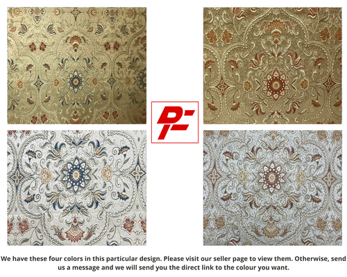 Moroccan Ornate Jacquard, 54" Wide, for Upholstery Window Craft, Fabric by Yard - Picture 8 of 8