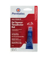 Permatex High Strength Heavy Duty Threadlocker Red Gel Squeeze Applicator 0.2 oz