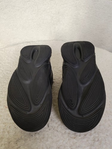 Adidas Ozelia Boys Sneakers 9K Black Suede Elastic Lace Up Active Running Shoes - Picture 12 of 21