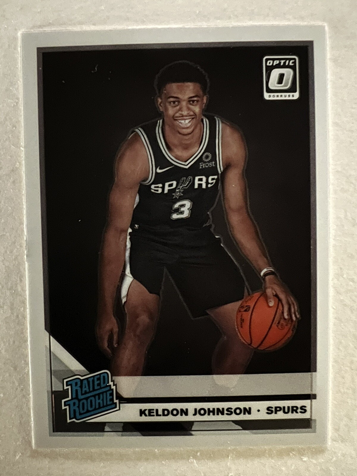 2019-20 Donruss Optic Rated Rookie KELDON JOHNSON  RC #186 Spurs NM-MT