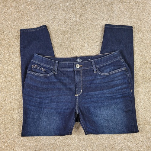 St Johns Bay Jeans Sz 16W Womens Skinny 