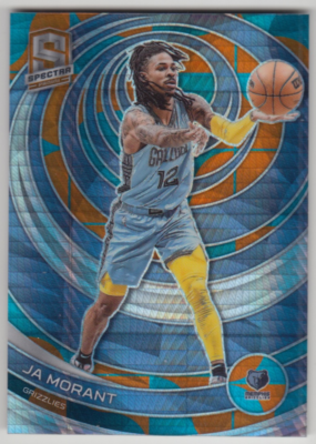 【アジア限定 NEW YEAR】JA MORANT PANINI 2022-23 Panini Spectra Grizzlies Ja Morant #100 Asia Blue