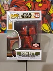 Star Wars Boba Fett Red Chrome Targetcon Exclusive Funko Pop
