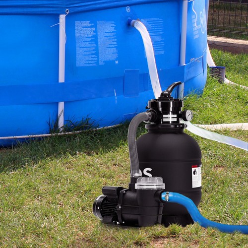 AREBOS Sandfilteranlage mit Pumpe Filteranlage Filterkessel Schwimmbadpumpe 400W - Bild 36 von 49