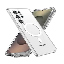 MagSafe Magnetic Case For Samsung Galaxy S25 Ultra/S25+ Clear Shockproof Cover